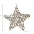 thumbnail image 2 of Led White and Gold Paper Star Small 11.42", 2 of 3