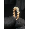 thumbnail image 3 of Stunning 1.05 Cts Pear Shape Diamonds Stackable Wedding Band Ring in Hallmark 14K Rose Gold, 3 of 13