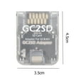 thumbnail image 2 of Adaptador de lector de tarjetas para tarjeta SD Plug and Play para consolas de juegos GameCube Wii Tmvgtek Para estrenar, 2 of 8