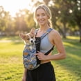 thumbnail image 4 of Bisitoy Pet Carrier Backpack, Adjustable Backpack Legs Out Easy-fit Chest Carrier for Medium Dogs Cats Puppie (Navy,XXXL), 4 of 5