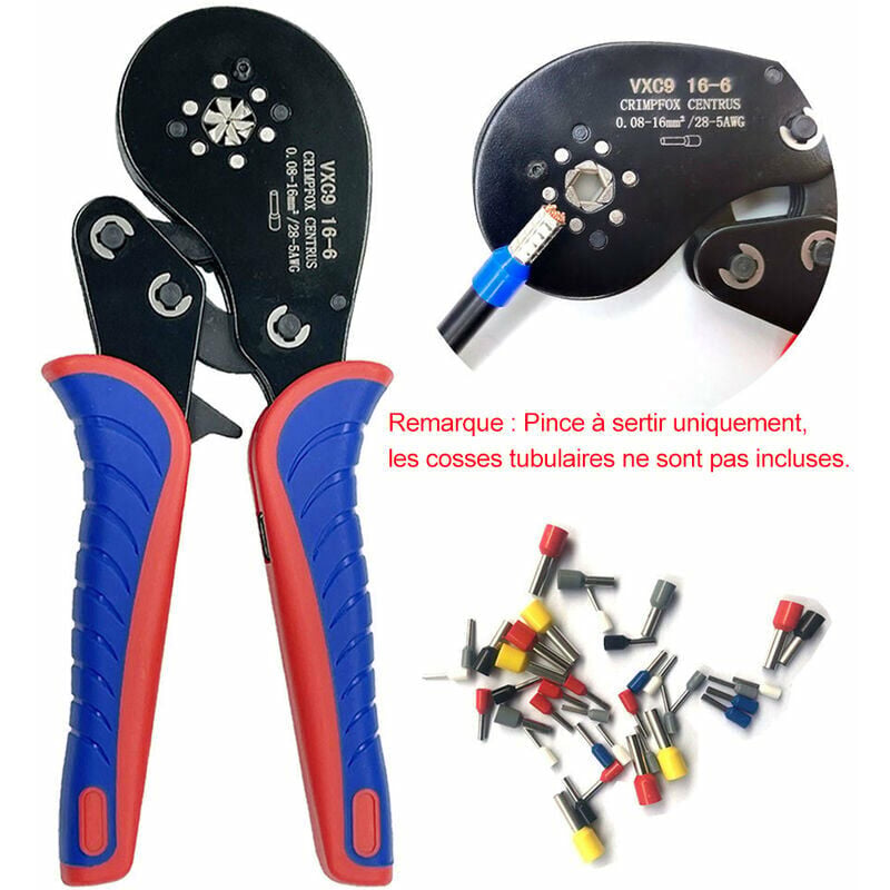 thumbnail image 4 of Hexagonal Crimper, Self-Adjustable Crimping Tools For Hexagonal Wire Crimper Applications In Electronic Industry, Automobile And Electrical Appliance Maintenance (0.08-16Mm²), 4 of 4