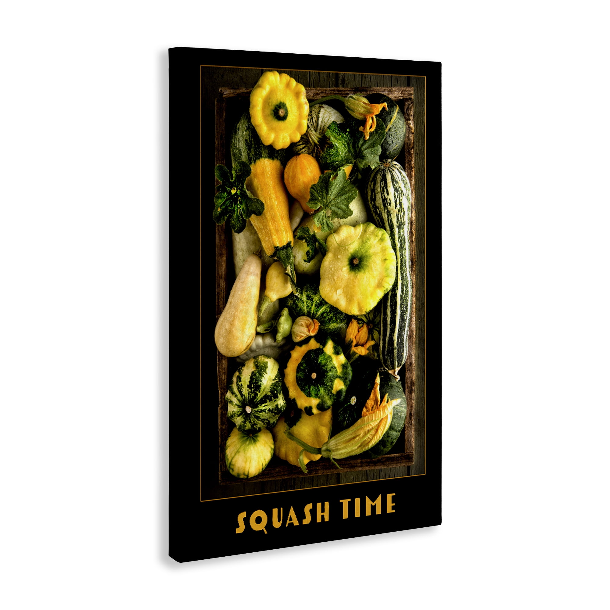 Stupell Industries Squash Time Vibrant Vegetables Canvas Wall Art, design by Carl Kravats