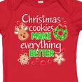 thumbnail image 4 of Inktastic Christmas Cookies Make Everything Better Boys or Girls Baby Bodysuit, 4 of 5