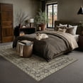 thumbnail image 5 of BERTHMEER 8'x10' Area Rugs for Living Room Bedroom Vintage Traditional Rugs Machine Washable Non-slip, Brown, 5 of 10