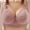Pink, variant on Women's Wireless Bras Cotton Bras Full Cup Comfort Plus Size Everyday Bra Beige S