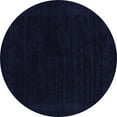thumbnail image 1 of Ahgly Company Indoor Round Abstract Blue Contemporary Area Rugs, 8' Round, 1 of 4
