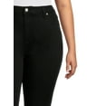 thumbnail image 6 of Terra & Sky Women's Plus Size Bootcut Side Slit Jeans, 31" Inseam, Sizes 16W-24W, 6 of 7