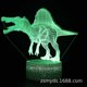 thumbnail image 1 of Juguetes de dinosaurio para niños, luz nocturna de ilusión 3D de dinosaurio con 3 patrones, juguetes dinámicos que cambian de color para niños y niñas, 1 of 1