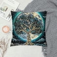 thumbnail image 2 of Orinice Fantasy Art Stars Moon Graphic Decorative Throw Pillow Cover for Home Couch 20x20in, 2 of 5