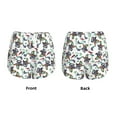 thumbnail image 5 of Vsdgher Dinosaur on Excavator2 Print Women's Running Double Layer Shorts High Waisted with Pockets Elastic Yoga Workout Athletic Gym Sports, 5 of 8