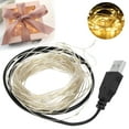 thumbnail image 1 of Luz De Cuerda LED De 10 M, Lámpara De Decoración USB De Alambre De Cobre Flexible Para Fiesta En Casa Con Alto Brillo Para Flores, Pastel, 1 of 7
