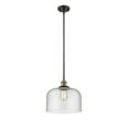thumbnail image 6 of Innovations Lighting 201S X-Large Bell X-Large Bell 1 Light 12" Wide Pendant - Black /, 6 of 7
