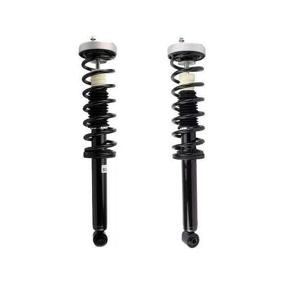 Rear Shock Absorber and Coil Spring Assembly Set 2 Piece - Compatible with 2004 - 2007 BMW 530i 2005 2006