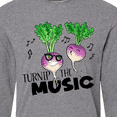 thumbnail image 4 of Inktastic Turnip the Music Partying Vegetables Long Sleeve T-Shirt, 4 of 5