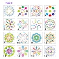 thumbnail image 4 of 44 Piece Mandala Dotting Tools DIY Painting Stencils Ball Palette Paint Brushes Multifunction Embossing Dot Kit for Canvas Rocks Coloring Drawing Crafting Art Supplies Handwork Decoration, 4 of 7