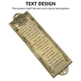 thumbnail image 6 of YongCo Metal Spanish Mezuzah Case Decorative Ornament for Door and Window Wall Vintage Plaques Embellished Religious, 6 of 11