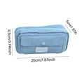 thumbnail image 3 of LSLJS Fabric Pencil Case High Beauty Soft Large Capacity Pencil Pouch Student Pencil Bag Small Item Storage Bag, 3 of 7