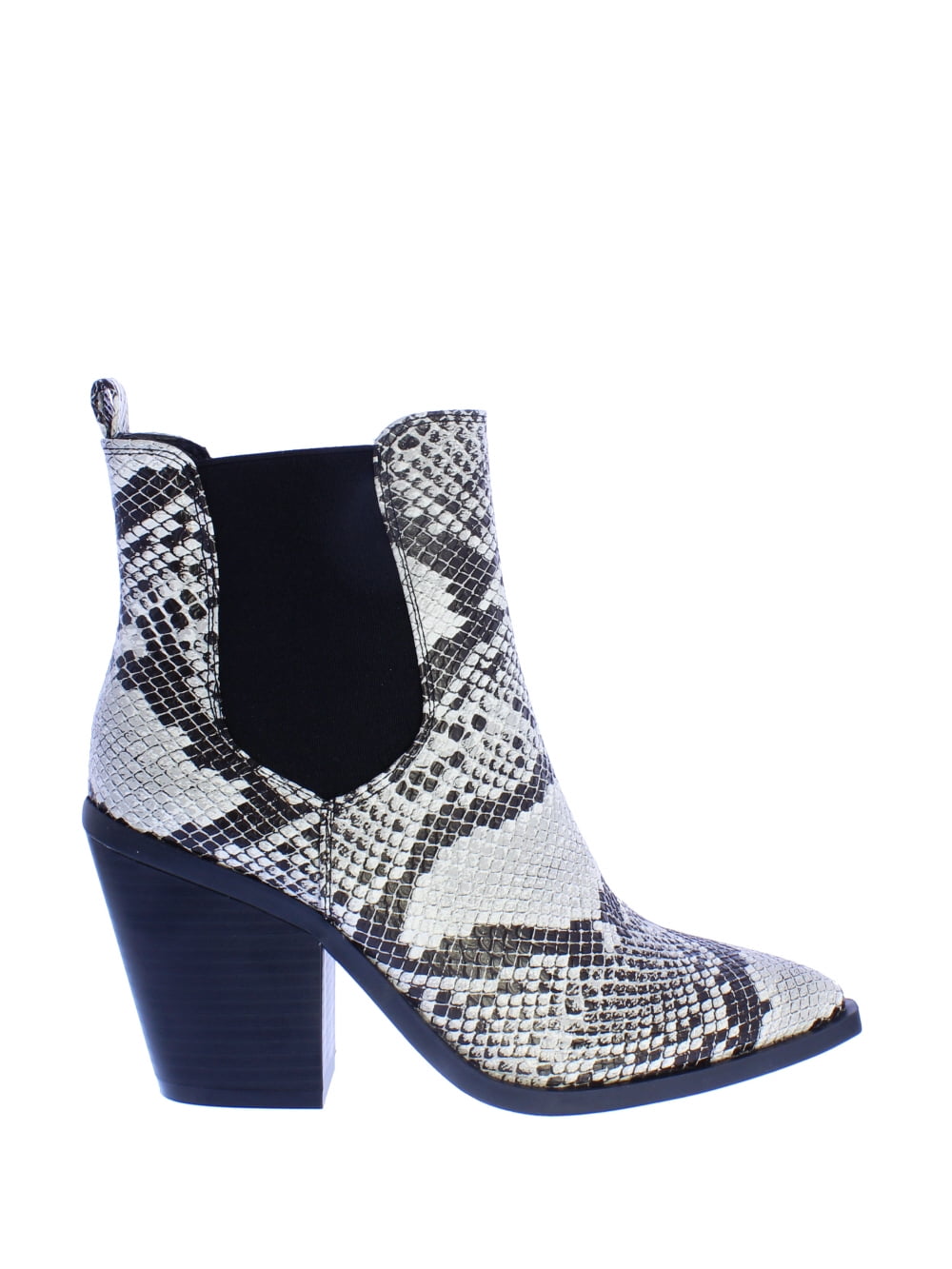 Women Casual Ankle Cowboy Boot in Snake 