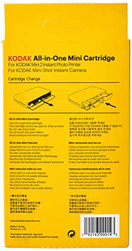 30 Pack Kodak Mini 2 Photo Printer Cartridge MC All-in-One Paper and Color Ink Cartridge Refill Compatible with Mini Shot Camera Mini 2 Printer Not Original Mini 