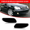 thumbnail image 2 of White LED front side marker lights for 01-07 for Mercedes-Benz W203 C-Class C200 300-, 2 of 3