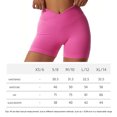 thumbnail image 3 of Correr Pantalones Cortos Entrenamiento para Mujeres Levantando La Cintura Alta (Rose S) Rojo, 3 of 6