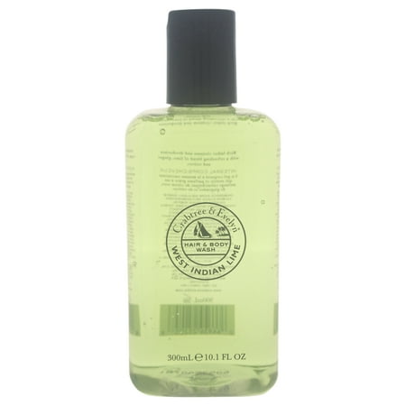 West Indian Lime Hair & Body Wash by Crabtree & Evelyn for Men - 10.1 oz Body Wash