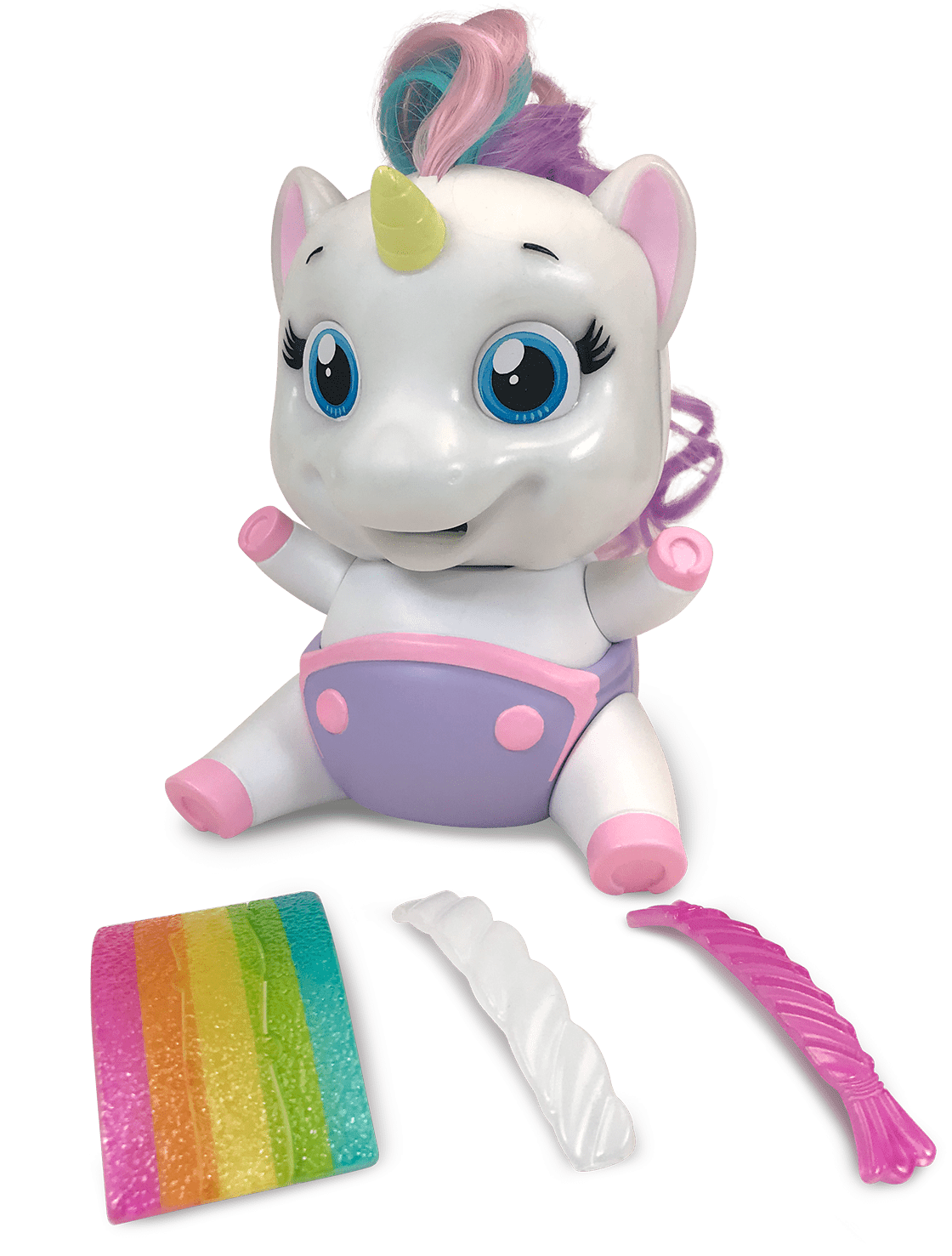 Munchkinz Unicorn Lily Interactive Pet Toy Eats Talks Laughs Burp Panda 2pk for sale online 