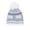BBE53-Gray, variant on Snowflake Pattern Kids Winter Beanie With Fluffy Pom Pom Warm Fleece Lined Knit Hat For Boys And Girls Skiing Red