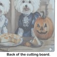 thumbnail image 5 of Bichon Frise Fall Kitchen Pumpkins Glass Cutting Board Large 12 in x 15 in, 5 of 5