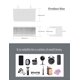 thumbnail image 3 of Organizador de pared para mesita de noche, tamaño pequeño, color blanco, modelo NOTMBESTM, 3 of 7