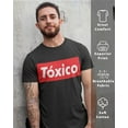 thumbnail image 2 of ShirtBANC Toxico And Toxica Shirt Matching Couples Playful Hilarious Design Tee, 2 of 6