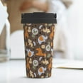 thumbnail image 6 of Logiee Cute Lion Tiger Print Stainless Steel Coffee Tumbler, Travel Coffee Mug, Insulated Coffee Mug with Lid, Spill Proof Coffee Cup, Portable Thermal Mug, 6 of 8