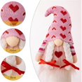 thumbnail image 2 of Valentines Day Gnomes for Home Decor Table Gnome Decorations Swedish Plush Elf Scandinavian Tomte Elf Ornaments Gifts, 2 of 5
