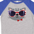thumbnail image 4 of Inktastic 4th of July Girl Patriotic Cat Boys or Girls Toddler T-Shirt, 4 of 5