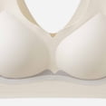 thumbnail image 4 of qelini Wireless Bras for Women Plus Size Seamless Full Coverage T-Shirt Bra with Soft Support & Back Smoothing for Everyday Wear, 4 of 4