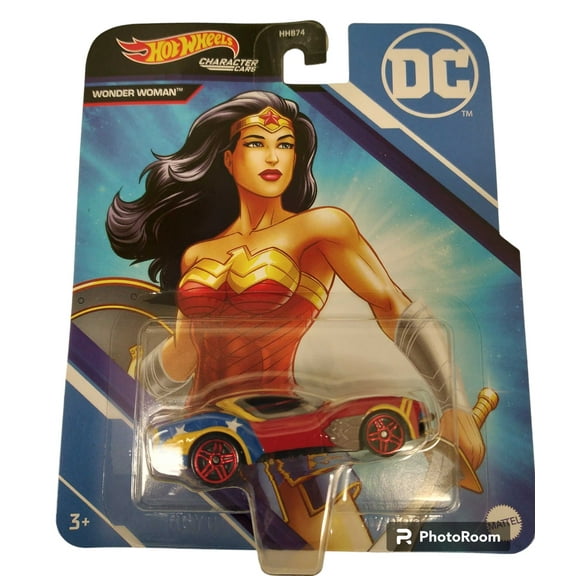 Hot Wheels DC Character Car - Wonder Woman