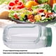 thumbnail image 3 of Ensalada Tarro De Ensalada Recipiente De Ensalada Portátil A Prueba De Fugas Reutilizable De Plástico Abierto Lateral Con Compartimento Para Aderezo Y Tenedor Para Preparación, 3 of 7