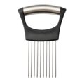 thumbnail image 3 of Soporte de acero inoxidable para cortar cebolla, utensilio antideslizante para cortar cebolla, 3 of 6