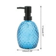 thumbnail image 4 of Unique Bargains 1 Pc Durable Pineapple-shaped Soap Dispenser 11.84oz Blue Black, 4 of 6
