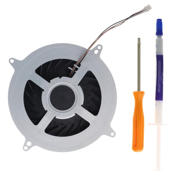 TRADOCK PS5 Cooling Fan 23 Blades Compatible with CFI-1000 CFI-1100 CFI-1200 Series Gaming Console 15x15x4.7cm 133 CFM 50dB Air Cooling Fan