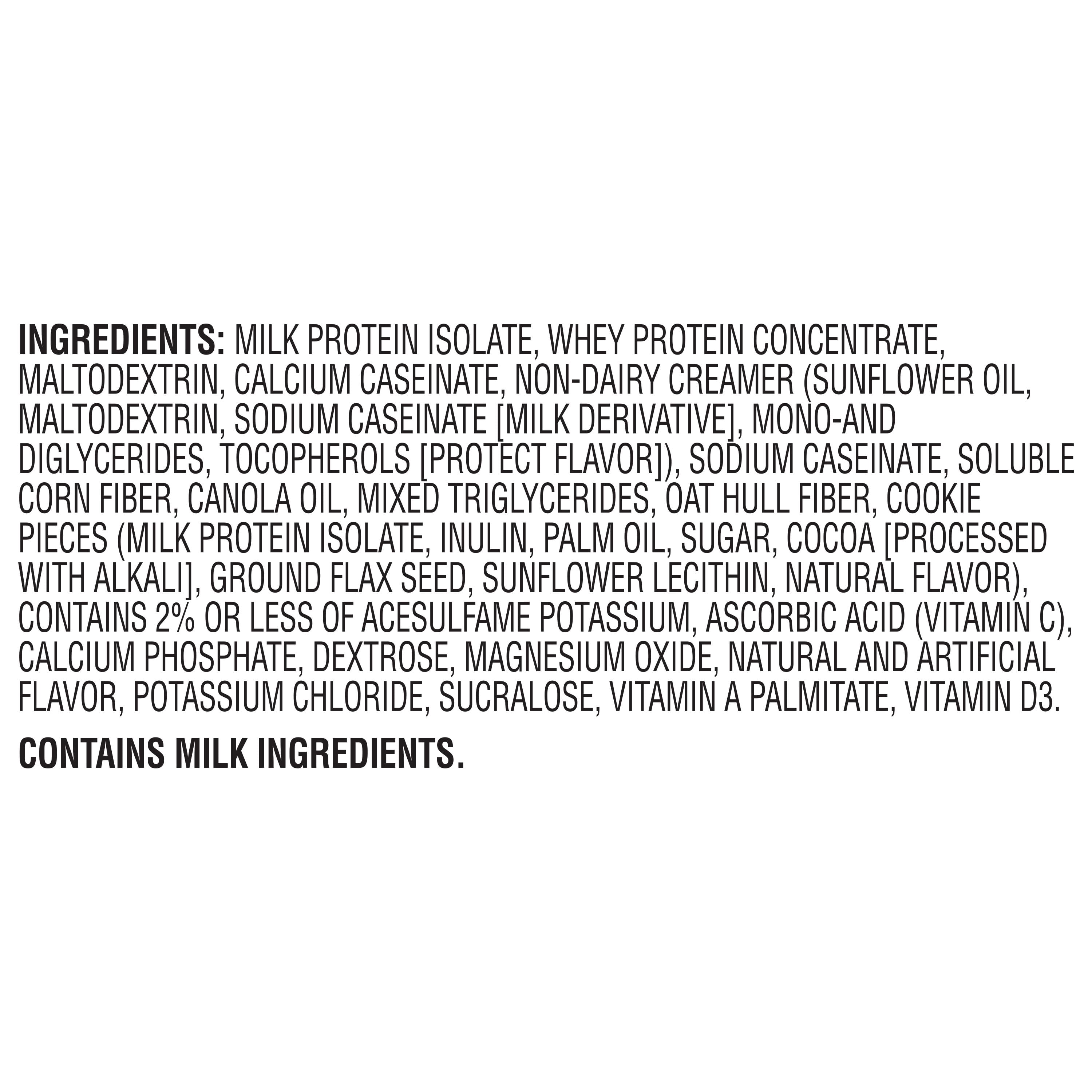 Muscle Milk Genuine Cookies N Creme Protein Powder Drink Mix, 32g Protein, 1.93 Pound