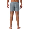 thumbnail image 3 of INSPIRAR CHIC Pantalones Cortos de Playa para Hombre, Ligeros, de Color Sólido, con Cintura Elástica y Cordón, Verano, 32, Gris, 3 of 6