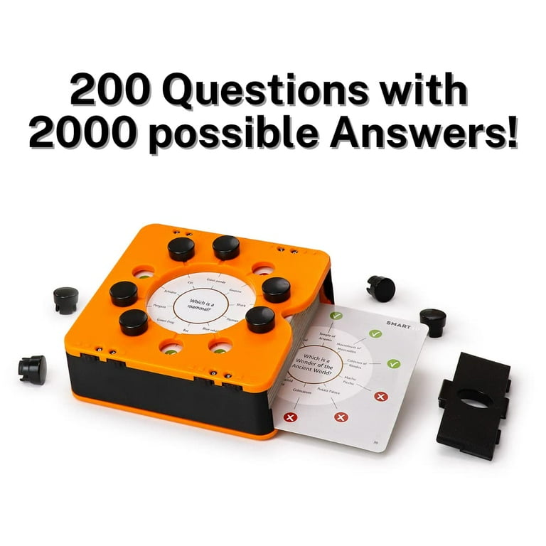 Smart 10 – Gioco A Quiz Portatile, 200 Domande, 6 Categorie, Per Famiglie, Età 10+ (Versione UK)