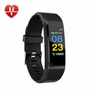 Fitness Trackers, Activity Trackers Health Exercise Watch with Heart Rate and Sleep Monitor, Smart Band Calorie Counter, Step Counter, Pedometer Walking