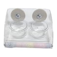 thumbnail image 1 of Comedero para pájaros para jaula, soporte para percha, percha portátil colgante para pájaros, cuencos dobles para agapornis (Psittacus erithacus), 1 of 8