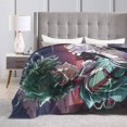 thumbnail image 3 of My Hero Academia Bed Blanket Air Conditioner Quilt Ultra Soft Flannel Blanket All Season Fuzzy Blanket Reversible Fluffy Plush Blanket 40"X30", 3 of 7
