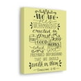 thumbnail image 6 of Scripture Walls Ephesians 2:10 We Are Workmanship Yellow Bible Verse Canvas Christian Wall Art Ready to Hang Unframed, 6 of 17