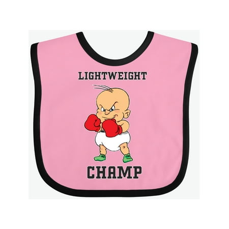 

Inktastic NICU Baby Boxer Lightweight Champ Gift Baby Boy or Baby Girl Bib