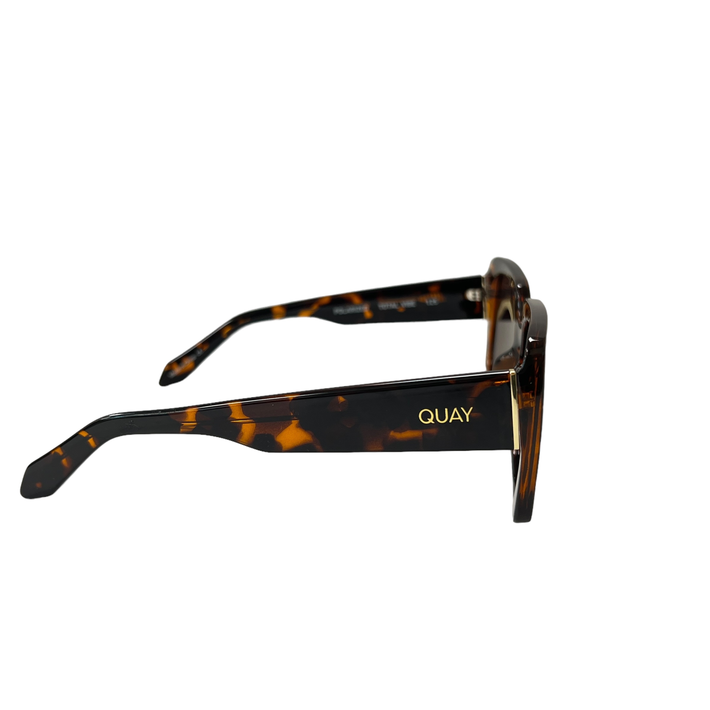 ?NWT?Quay Australia - Total Vibe Polarized Quay Australia Total Vibe Mini Milky Tortoise Smoke Lens  main image 3