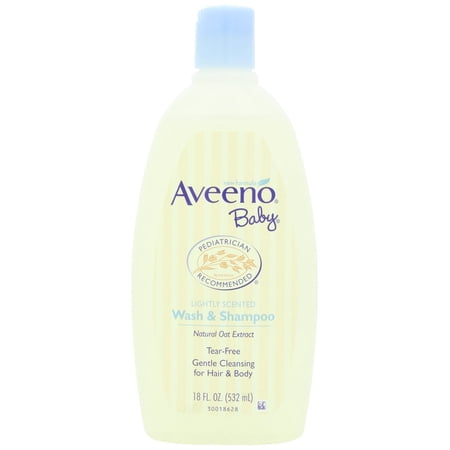 3 Pack Aveeno Baby Wash and Shampoo - 18 oz. Each